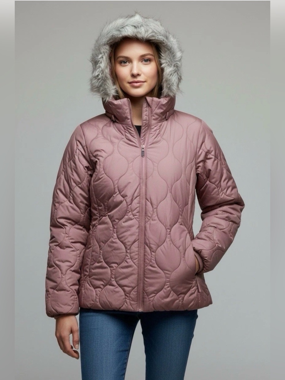 Columbia Womens XL Frosty Heights Jacket Omni-Heat Mauve Jacket NWT MSRP $160